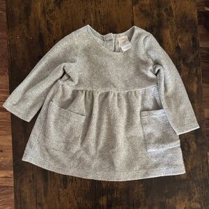 Cozy Gray Long Sleeve Dress